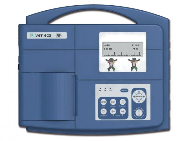 Ветеринарный электрокардиограф 1-канальный VE-100